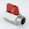 Кран шаровой VALTEC MINI 1/2" ВР/НР, флажок (VT.331.N.04)