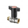 Кран шаровой Optibal DN 20, 3/4" НВ, ручка пластмассовая Oventrop