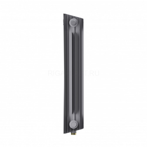 Радиатор биметаллический Royal Thermo PianoForte 500 Silver Satin 12 секций, нижнее подключение VDR80