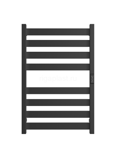 Полотенцесушитель электрический ДВИН G plaza neo 80/50, черный матовый, с диммером, арт. 4657801243158