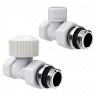 Набор термостатический прямой Royal Thermo Design 1/2" М30х1,5 (Белый)
