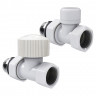 Набор термостатический прямой Royal Thermo Design 1/2" М30х1,5 (Белый)