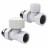 Набор термостатический прямой Royal Thermo Design 1/2" М30х1,5 (Белый)