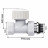 Набор термостатический прямой Royal Thermo Design 1/2" М30х1,5 (Белый)