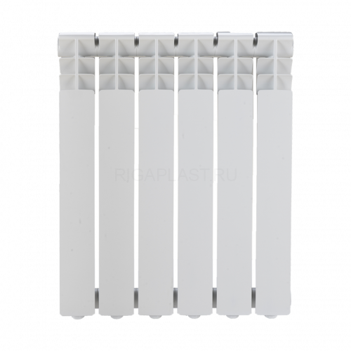 Радиатор алюминиевый Smart Install Easy One 500 6 секций, боковое подключение