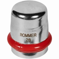 Заглушка ВПр 28 из стали нержавеющей, прессовой ROMMER