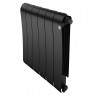 Радиатор биметаллический Royal Thermo Infinity 500 Noir Sable 6 секций, нижнее подключение VR80