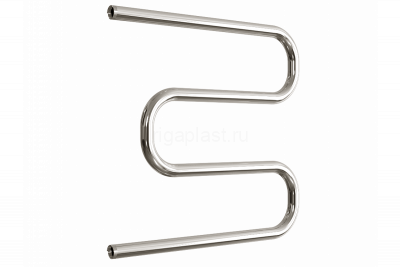 Водяной полотенцесушитель «M» без полочки, вакуумное - золотой хром, (3/4") 60/60