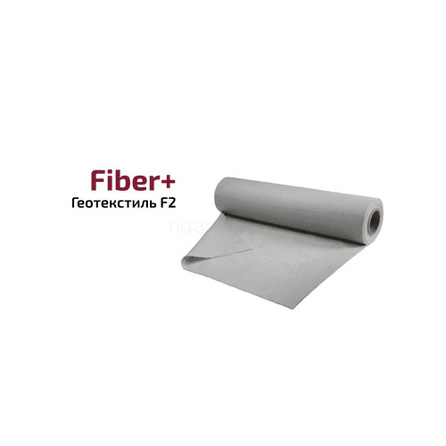 Геотекстиль Fiber+ / 200 м² / Дл. 100 пог. м / Шир. 2000 мм, 200 микрон