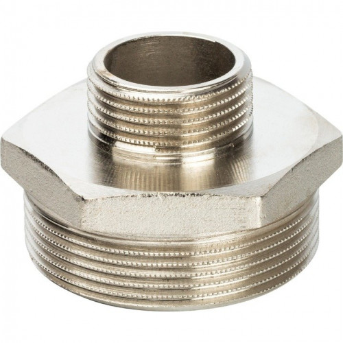 Ниппель НН переходной 2х1, никелированный STOUT SFT-0004-000021