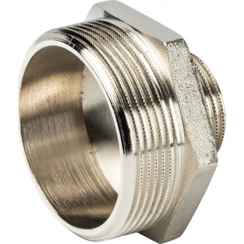 Ниппель НН переходной 2х1, никелированный STOUT SFT-0004-000021
