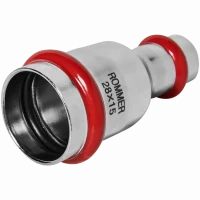 Муфта переходная ВПр 28х15 из стали нержавеющей, прессовой ROMMER
