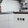 Рамка на 3 поста Werkel Slab (белый матовый) W0032961