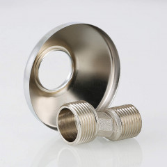 Эксцентрик с декоративной чашкой VALTEC 3/4" x 1/2", 25 мм, VTr.670.N.0504