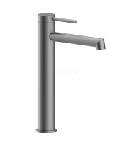 Смеситель для раковины-чаши ViEiR V462512-G, из нержавеющей стали, графит