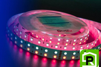 Лента светодиодная LUX, 5050, 120 LED/м, 28,8 Вт/м, 24В, IP33, RGB + холодный белый (RGB+6000K)