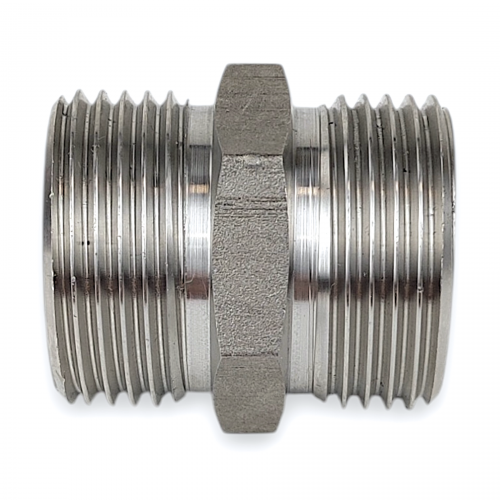 Ниппель нержавеющая сталь 3/4" НР-НР ZEISSLER, ZSi.181.0105