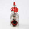 Кран шаровой VALTEC угловой 1" × 1" ВР/ВР, с накидной гайкой (VT.266.N.0606)