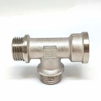 Тройник никелированный 1/2* 1/2* 1/2 НР/НР-ВР ZEISSLER, ZSr.163.0504