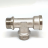 Тройник никелированный 1/2* 1/2* 1/2 НР/НР-ВР ZEISSLER, ZSr.163.0504