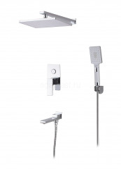 Душевая система GANZER GZ28065, скрытый монтаж, хром