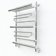 Полотенцесушитель водяной ЭРАТО A43, 1000х500 мм, с верхней полкой