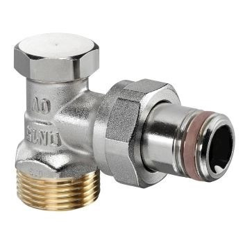 Вентиль на обратную подводку Combi 2 НР 1/2" х 3/4", угловой Oventrop