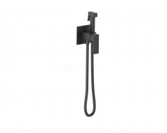 Смеситель с гигиеническим душем ViEiR V362551-C, скрытый монтаж, черный