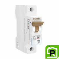Автомат Werkel 1P 32 A C 6 кА W901P326