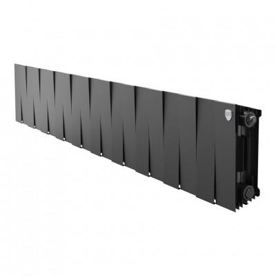 Радиатор биметаллический Royal Thermo PianoForte 200 Noir Sable 20 секций, боковое подключение