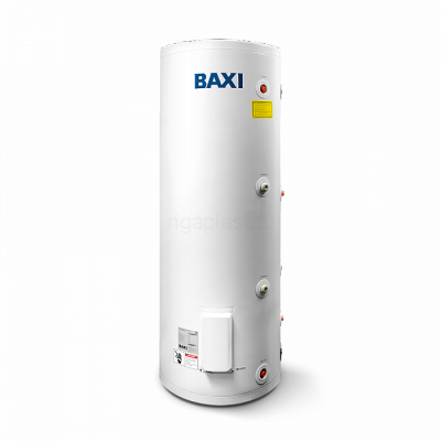 Водонагреватель косвенного нагрева BAXI UBC 400 DC CNEWT400D01 с боковым подключением, двойной змеевик