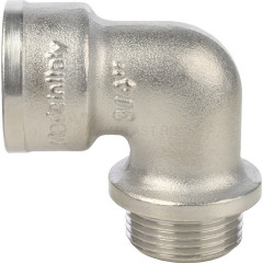 Угольник с упором STOUT НВ 3/4", никелированный, SFT-0016-000034
