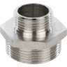 Ниппель НН переходной 1 1/2х1, никелированный STOUT SFT-0004-001121
