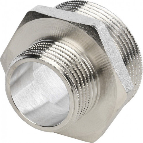 Ниппель НН переходной 1 1/2х1, никелированный STOUT SFT-0004-001121