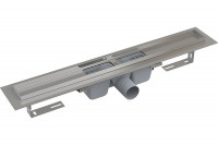 Душевой лоток AlcaPlast APZ1S 950 с опорами, в пол около стены, выпуск боковой