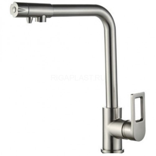 Смеситель для кухни Vieir Kitchen с подключением к фильтру сатин V15008-G