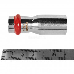 Муфта переходная ROMMER ВПр-НПр 22 x 15 мм из нержавеющей стали, RSS-1020-002215