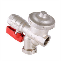 Кран шаровой VALTEC 1/2" ВР/ВР, с фильтром, с редуктором давления (VT.300.N.04)