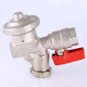 Кран шаровой VALTEC 1/2" ВР/ВР, с фильтром, с редуктором давления (VT.300.N.04)