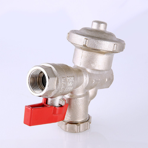 Кран шаровой VALTEC 1/2" ВР/ВР, с фильтром, с редуктором давления (VT.300.N.04)
