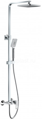 Душевая система ViEiR V353562, с тропическим душем, хром