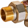 Кран шаровой угловой с американкой ВН/НР 3/4", бабочка ROMMER