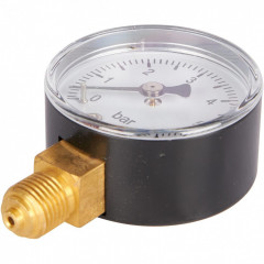 Манометр радиальный 50 мм, 6 бар, 1/4" ROMMER