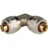 Угольник 90° 16х16 для металлопластиковых труб, винтовой STOUT SFS-0003-001616