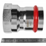 Переходник ROMMER ВР 54 мм x 2" из нержавеющей стали, RSS-0022-000542
