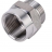 Муфта нержавеющая сталь 1/2" ВР-НР ZEISSLER, ZSi.181.0504