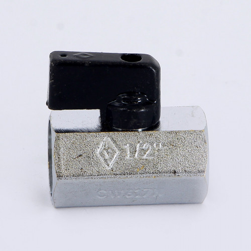 Кран шаровой мини ВВ 1/2" Bugatti