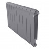 Радиатор биметаллический Royal Thermo Infinity 500 Silver Satin 10 секций, нижнее подключение VR80