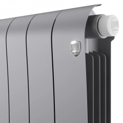 Радиатор биметаллический Royal Thermo Infinity 500 Silver Satin 10 секций, нижнее подключение VR80
