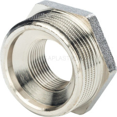 Футорка STOUT 1"×1/2", никелированная, SFT-0029-000112